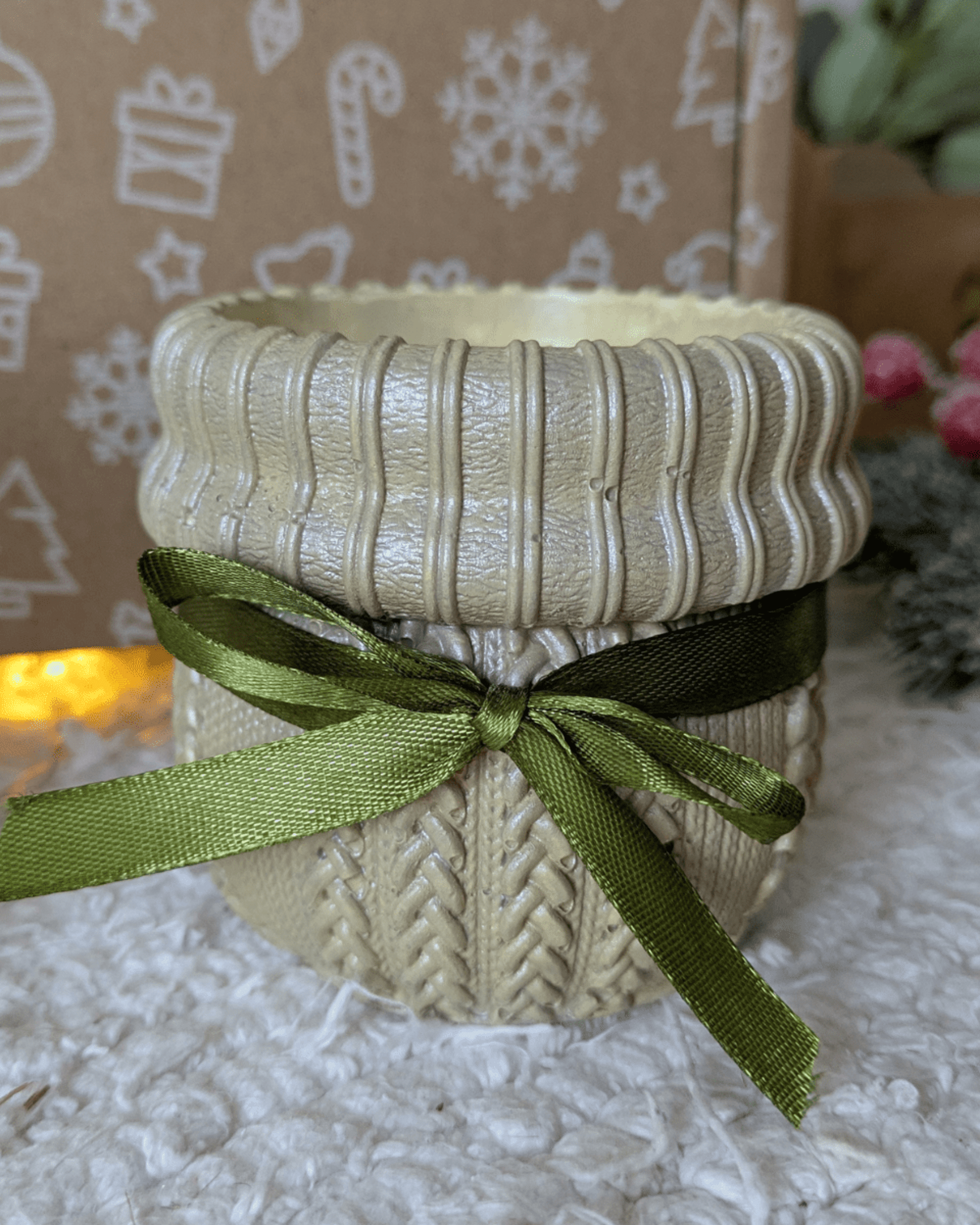 Vela aromática Calcetín Navideño - 1