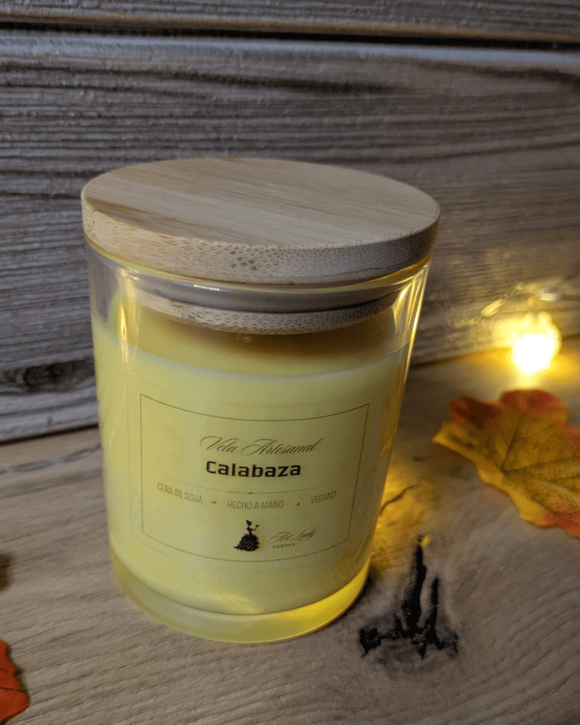 Vela Calabaza Dorada - 5