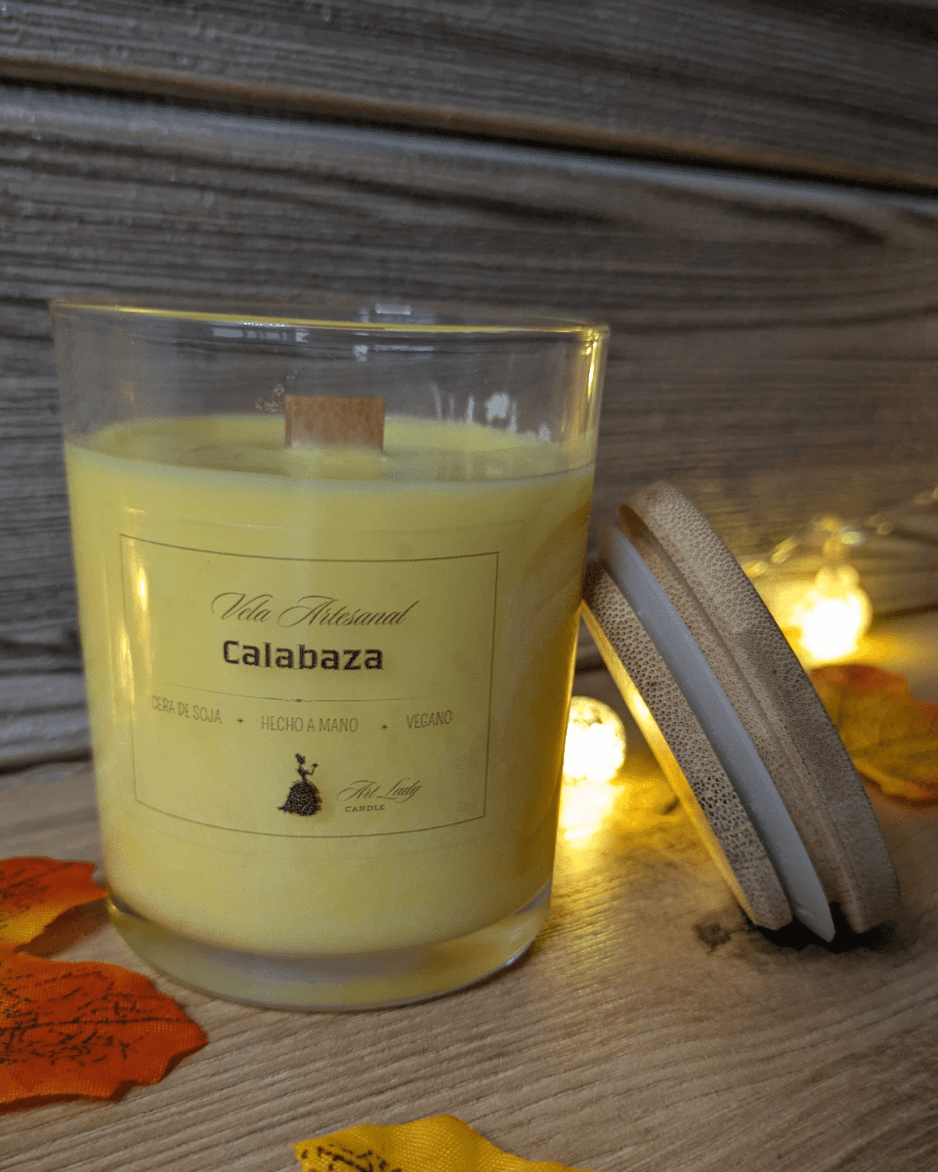 Vela Calabaza Dorada - 2