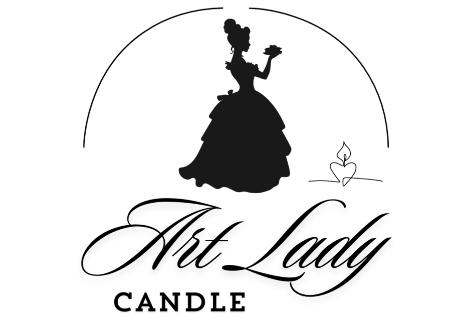 Art Lady Candle