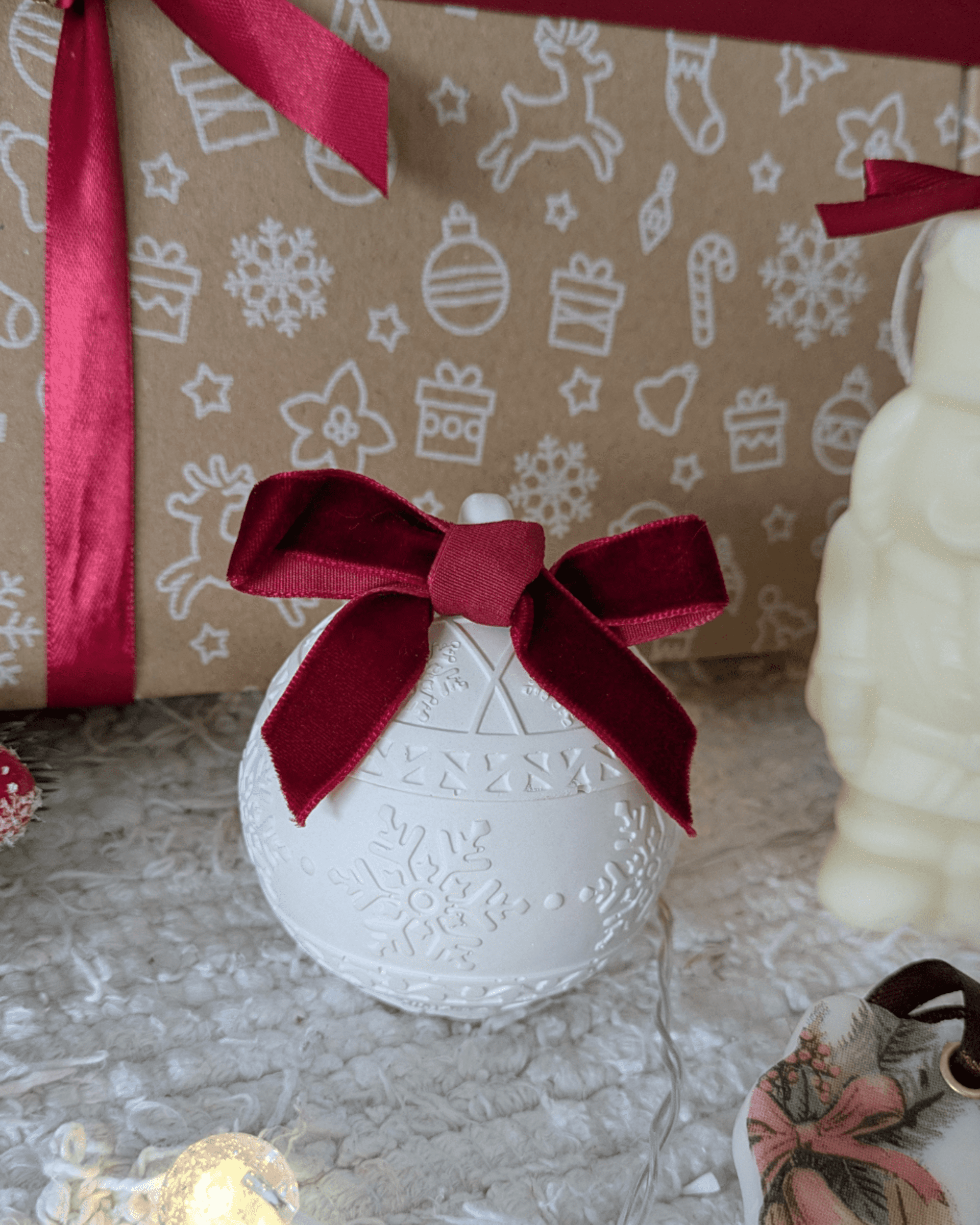 Vela aromática Bola de Navidad - 1