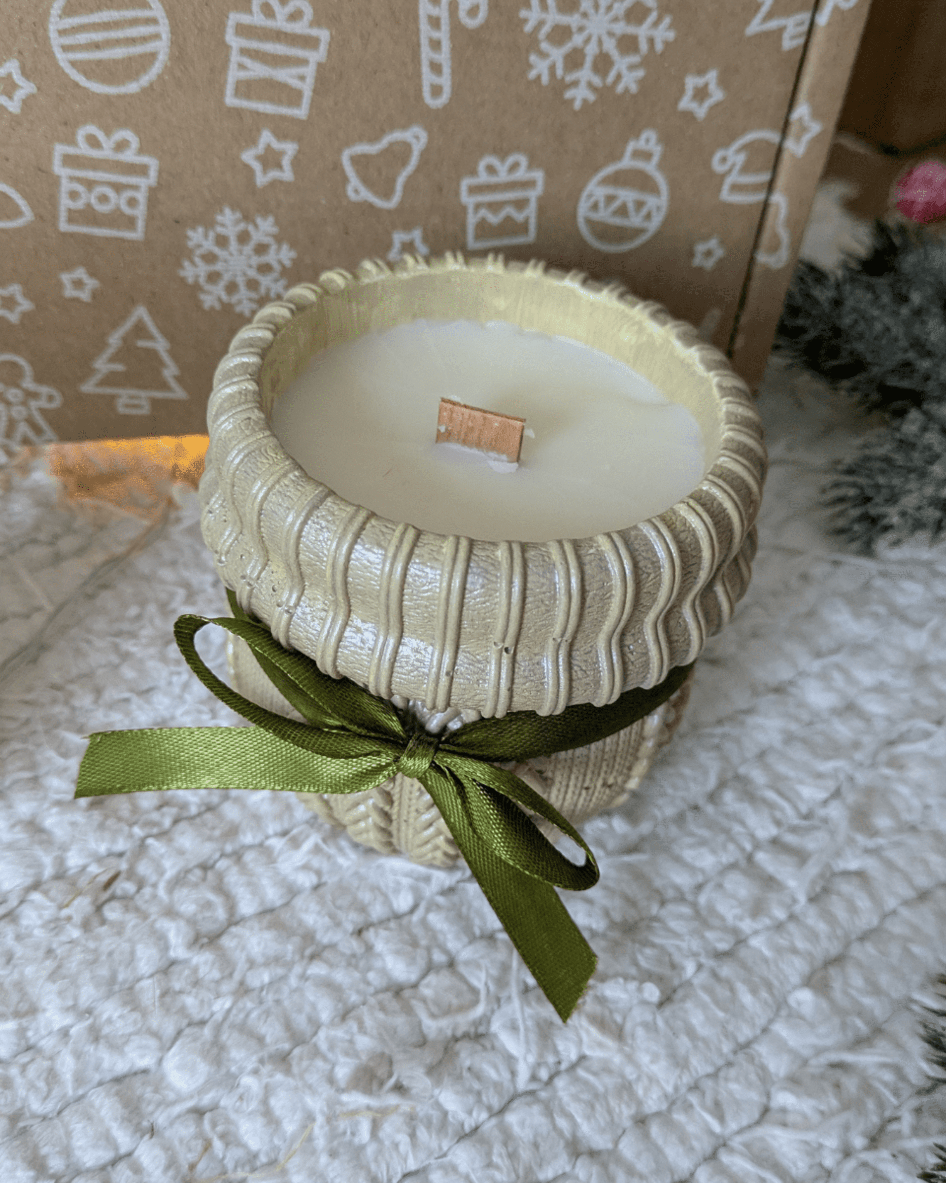 Vela aromática Calcetín Navideño - 2