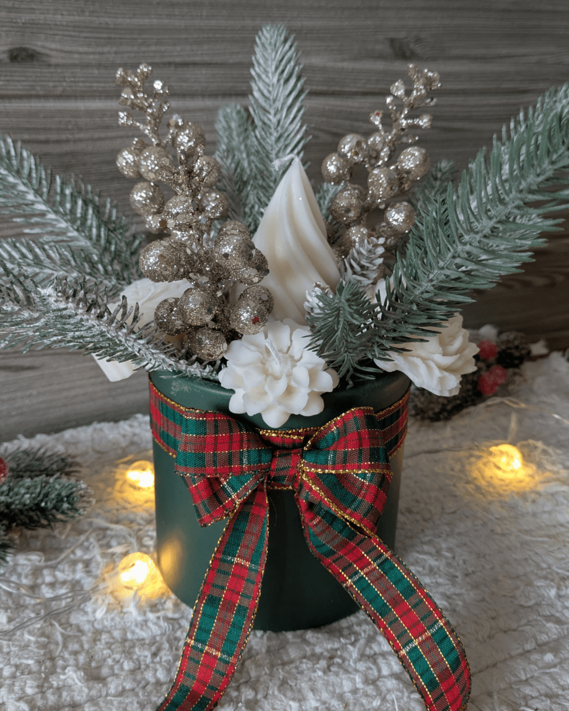 Bouquet Navideño Verde - 1