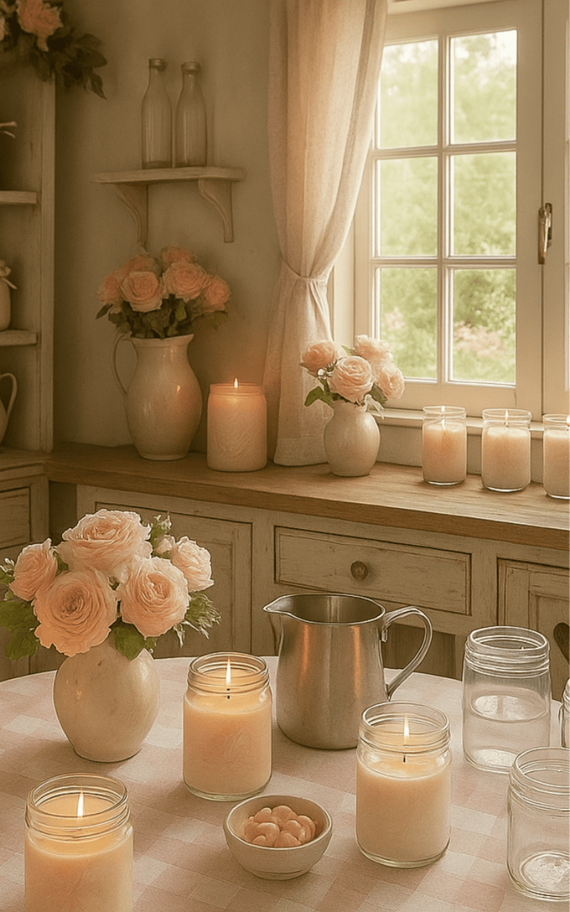 Velas  de soja Artesanales